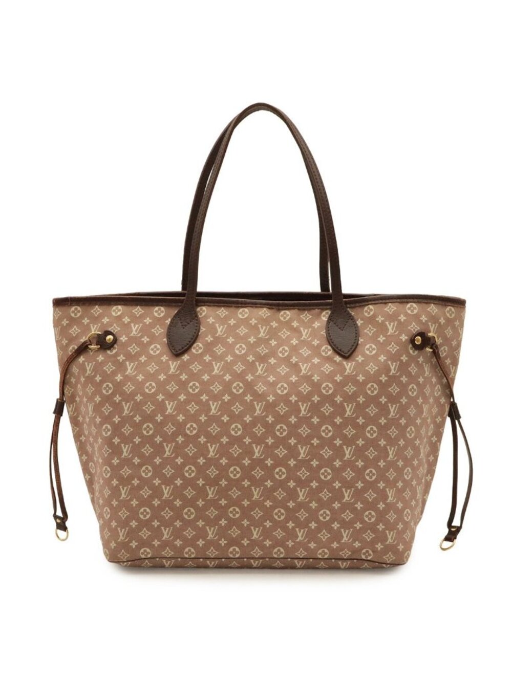 Louis Vuitton Monogram Idylle Neverfull MM Tote Shoulder Bag Sepia